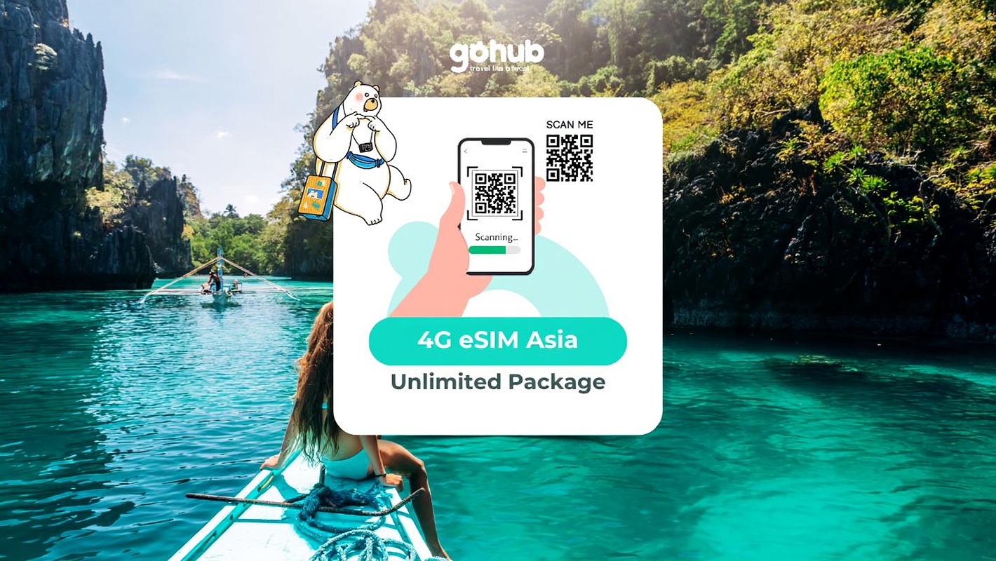 ฮ่องกง มาเก๊า สิงคโปร์ มาเลเซีย ไทย อินโดนีเซีย เวียดนาม eSIM Data plan QR Code
