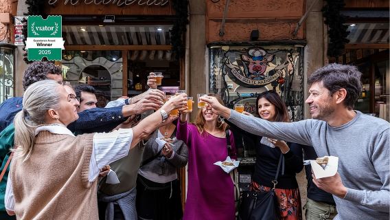 Winner 2025 Rome Twilight Trastevere Food Tour by Eating Europe