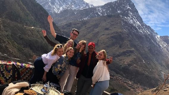 마라케시 출발 하이 아틀라스, 임릴 밸리 및 폭포 투어