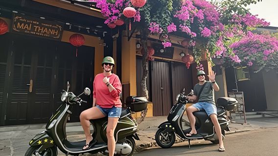 Hoi An Vespa Sightseeing: Hidden Gems, Basket Boat & Countryside Adventure
