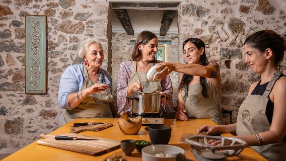 Athens Cooking Class and Lunch in our beautiful garden in Greece