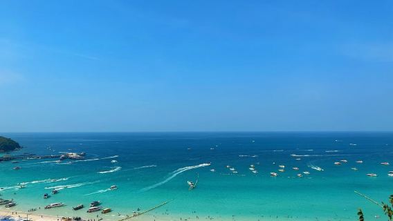 Lawatan Bot Laju Pattaya Koh Larn dengan Aktiviti Air dan Jemputan dan Makan Tengah Hari di Hotel