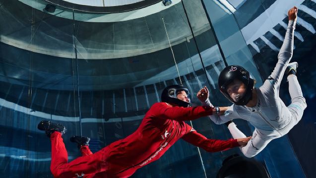 Paramus Indoor Skydiving Experience with 2 Flights & Personalized Certificate