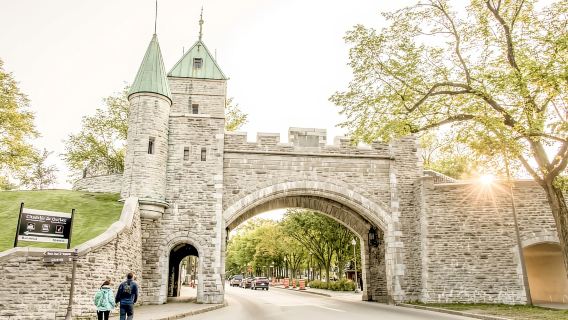 Città di Québec: tour espresso di 1 ora in autobus a due piani