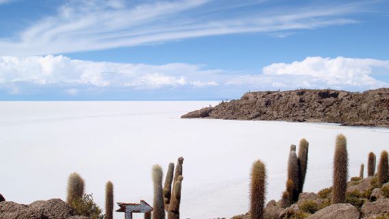 Uyuni: Salar de Uyuni, tour guiado al atardecer y almuerzo