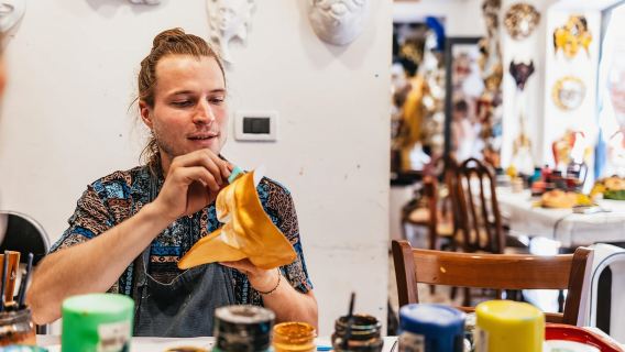 Venezia: Workshop per dipingere la tua maschera veneziana
