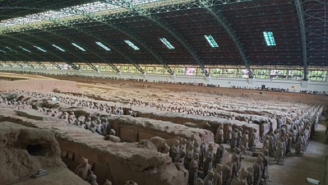 西安秦始皇帝陵博物院(兵馬俑)+西安千古情一日遊【VIP8人精品小團+上門接駁】