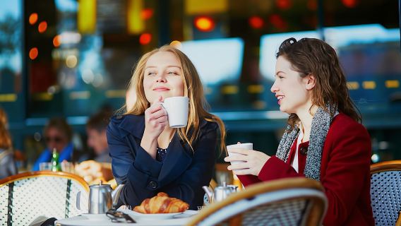 Conversation in French and Coffee at Cafe de Flore