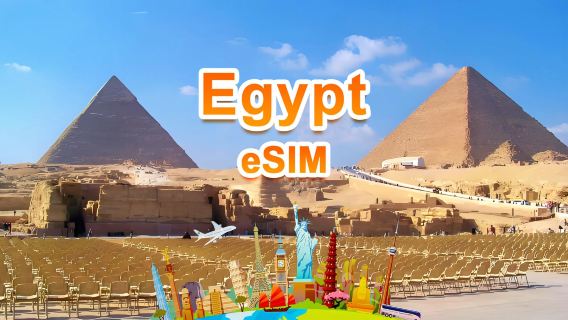 Egypt 5G/4G eSIM | DayPass/Total | 500MB/day - Total 30GB | 1-30 days | 24-hour format | QR code