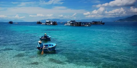 越南芽莊三島中文拼團一日遊【爭島/迷你島/漢潭島/漁排】