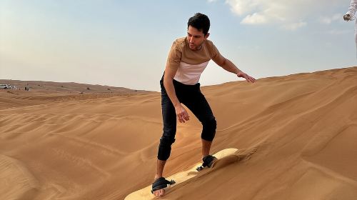 Dubai Morning 4 Seater Buggy Tour Sand Boarding & Camel ride Day Tours 6