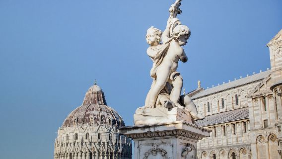 Italienischer Tagesausflug nach Pisa am Nachmittag Abfahrt Dom Baptisterium Porta Santa Maria Florenz