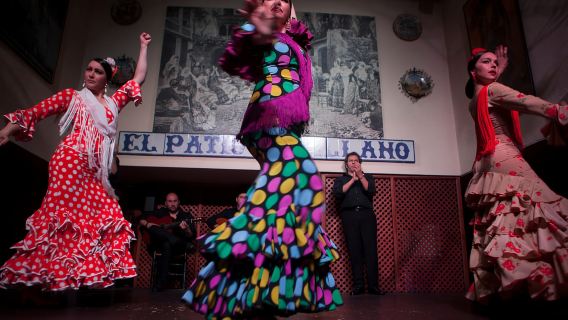 Siviglia: biglietto e cena per lo spettacolo di flamenco El Patio Sevillano