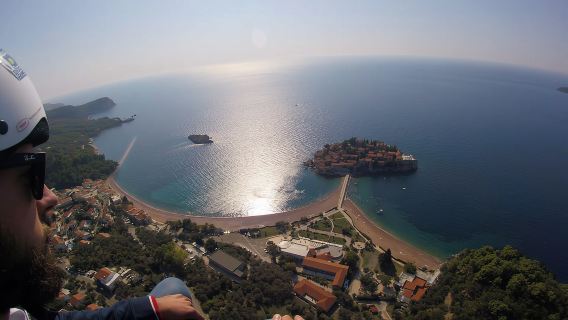 Paragliding Montenegro: Sveti Stefan Air Excursion