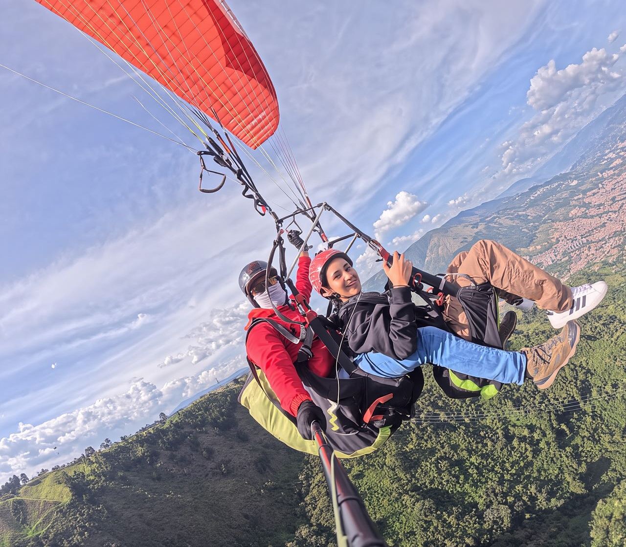 Medellin: Volo in parapendio con foto e video GoPro