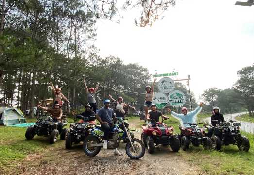 Dalat: 1- or 2-Hour Sightseeing ATV Adventure