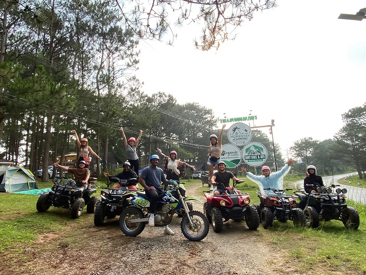 Dalat: 1- or 2-Hour Sightseeing ATV Adventure