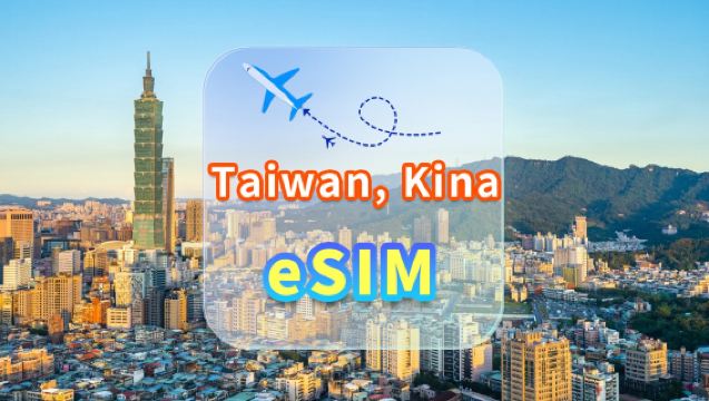Taiwan | 5G eSIM | ubegrænset | højhastigheds internet | ingen kortafhentning nødvendig | kalenderdage | QR-kode