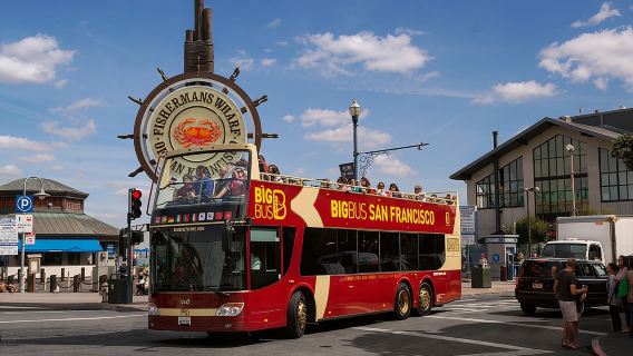 Big Bus SF: Hop-on Hop-off Tour with 17 Stops and Sunset Option