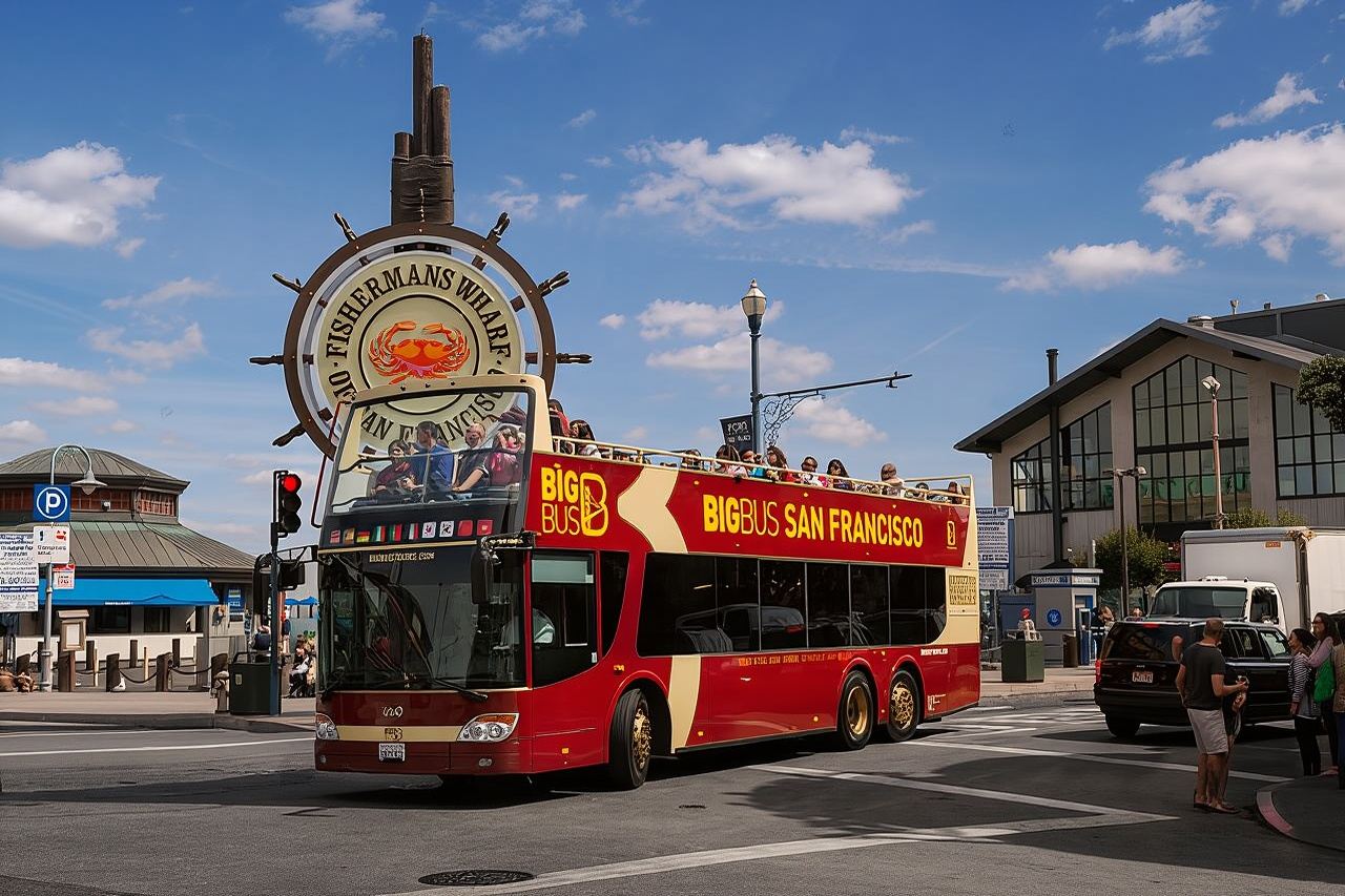 Big Bus SF: Hop-on Hop-off Tour with 17 Stops and Sunset Option