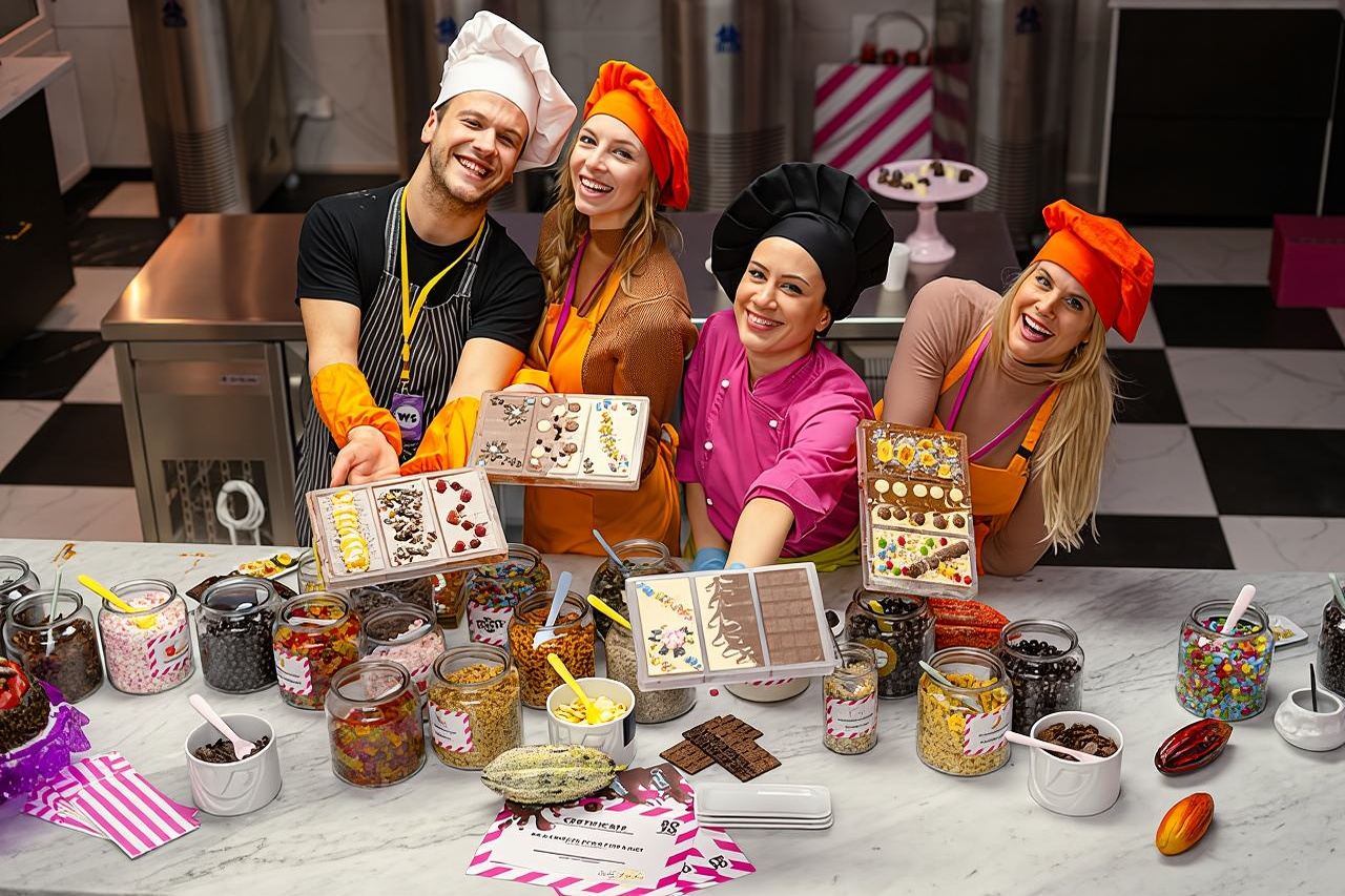 Chocolate workshop in Chocolate Museum Vienna "BO-YO"