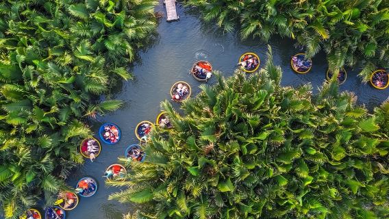 Coconut Forest Boat Ride and Hoi An Old Town Guided Tour with Optional Meal and Spa