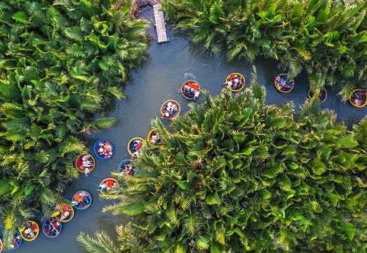 Coconut Forest Boat Ride and Hoi An Old Town Guided Tour with Optional Meal and Spa