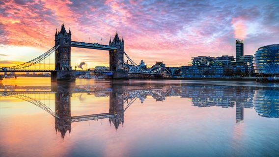 Tower Bridge + Millennium Bridge + King's Cross Station + Borough Market + Westminster Abbey