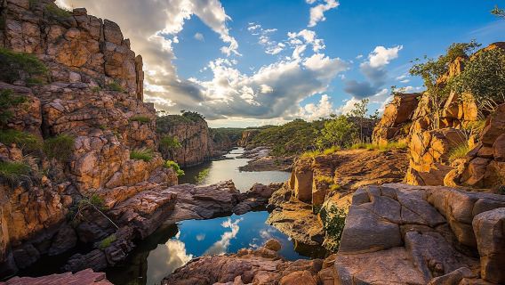 Katherine Gorge Cruise and Edith Falls