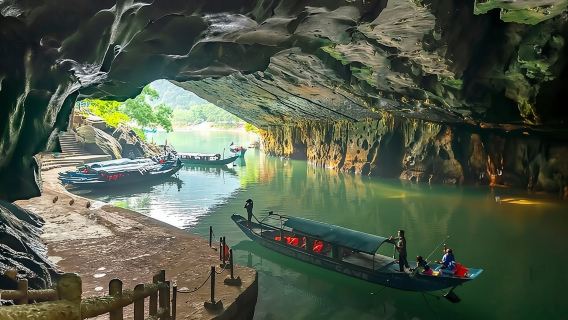 Phong Nha Cave and Paradise Cave: Guided Boat Tour & Exploration