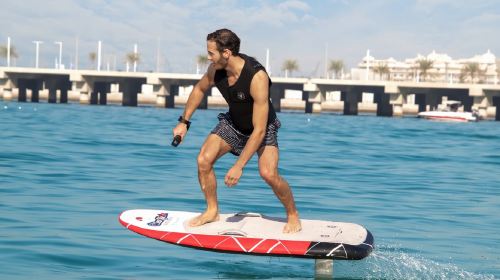 Dubai electric hydrofoil board rental 3