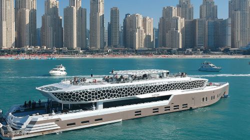Dubai Lotus Mega Yacht Dinner Cruise Tour with Private Transfers Day Tours 6