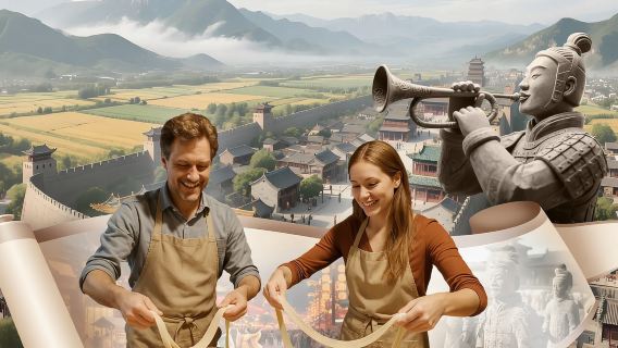 Thiểm Tây - Tây An: Tượng binh mã Tần Thủy Hoàng + DIY làm mì biángbiáng [Có thể chọn xem vở diễn Truyền thuyết lạc đà/Tình ngàn thu/Trường Hận Ca]