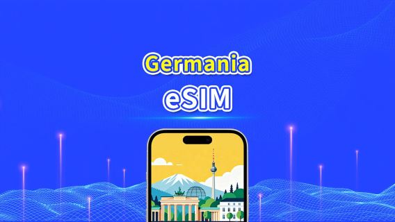 Germania eSIM | 5G/4G | Pacchetto dati giornaliero/totale | Fatturazione 24 ore | 1–30 giorni | Codice QR
