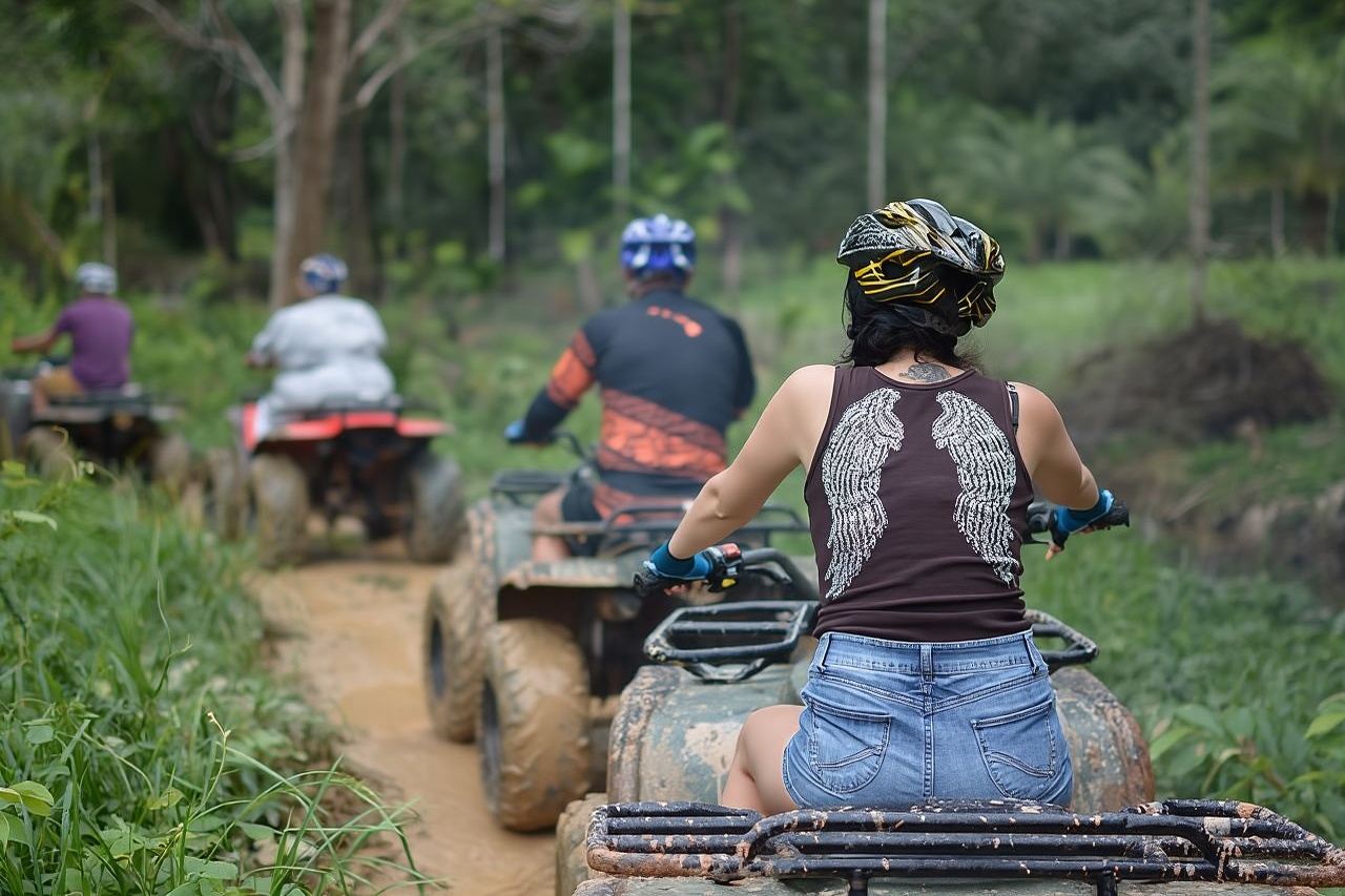 ขี่ ATV หรือ Buggy ไปผจญภัยในป่าและชมพระพุทธรูปใหญ่