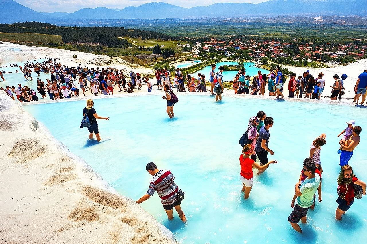 Tour per piccoli gruppi di Pamukkale da Smirne