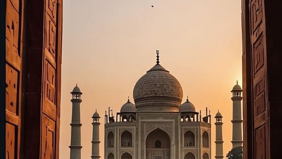 Private Taj Mahal-Tour mit Elefantenschutzgebiet ab Delhi