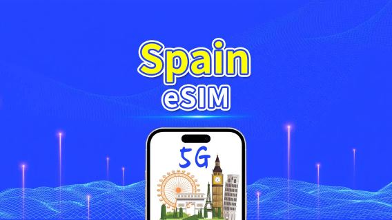 eSIM di Spagna | 5G/4G | Pacchetto dati giornaliero/totale | 1-30 giorni | Fatturazione 24 ore | codice QR