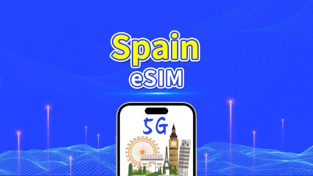 Spain eSIM | 5G/4G | Daily/Total Data Package | 1-30 days | 24-Hour Billing | QR code