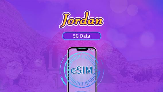 Jordan | 5G/4G eSIM | Total Package | 24H Billing | 30 days | QR code