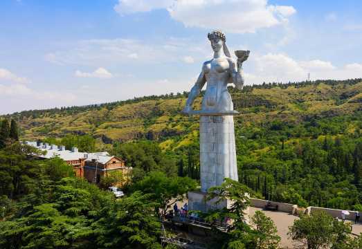 Georgia + Holy Trinity Cathedral of Tbilisi + Bridge of Peace + Narikala Castle private charter day tour