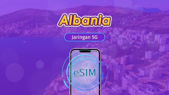 Albania | 5G eSIM | Mendukung Tik Tok dan chat GPT | Paket harian/kuota data | Penagihan per 24 jam | 1-30 hari