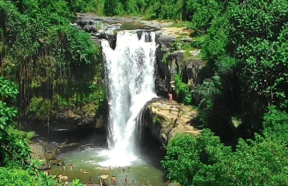 峇裡島印度教寺廟、梯田、瀑布 - 全包式