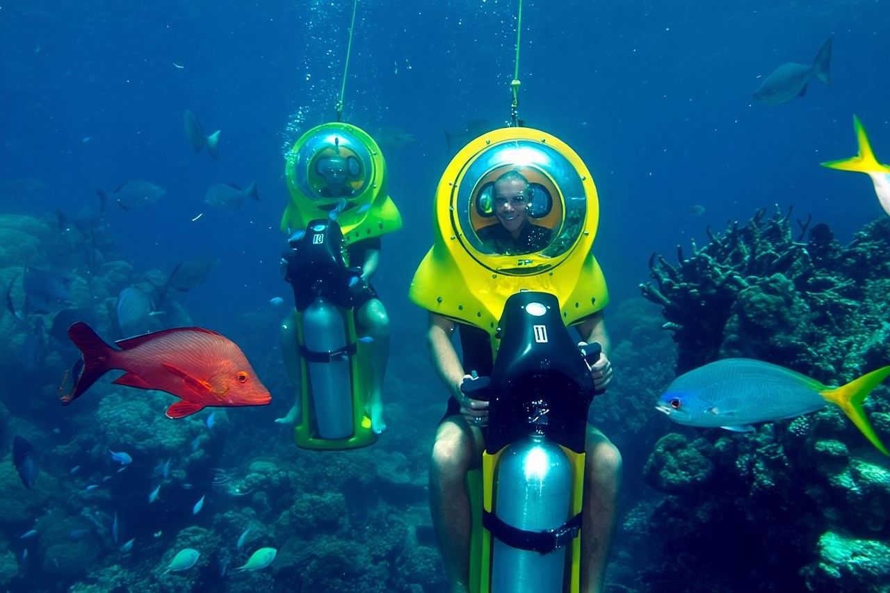 Experiencia de buceo Scuba Doo en Punta Cana