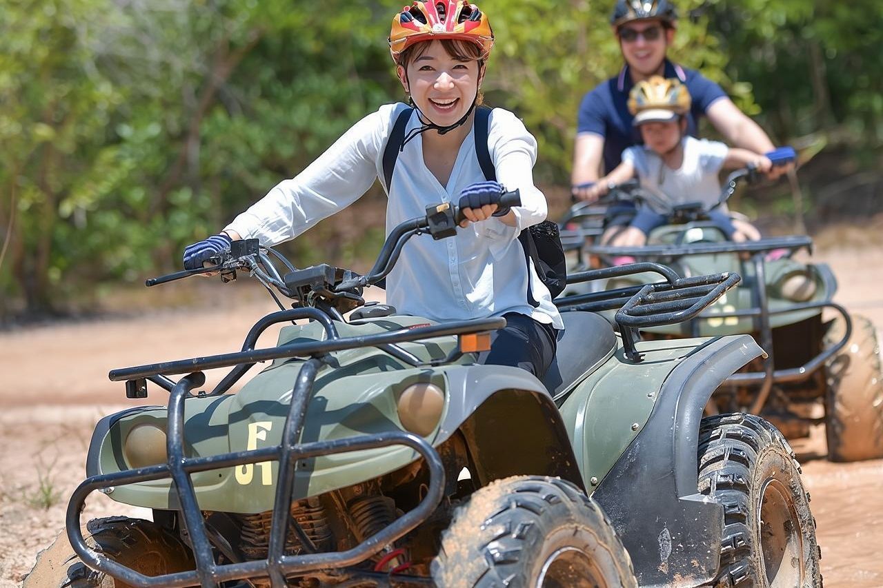 푸켓 ATV 쿼드 바이크 투어 (2시간, 바다 전망)