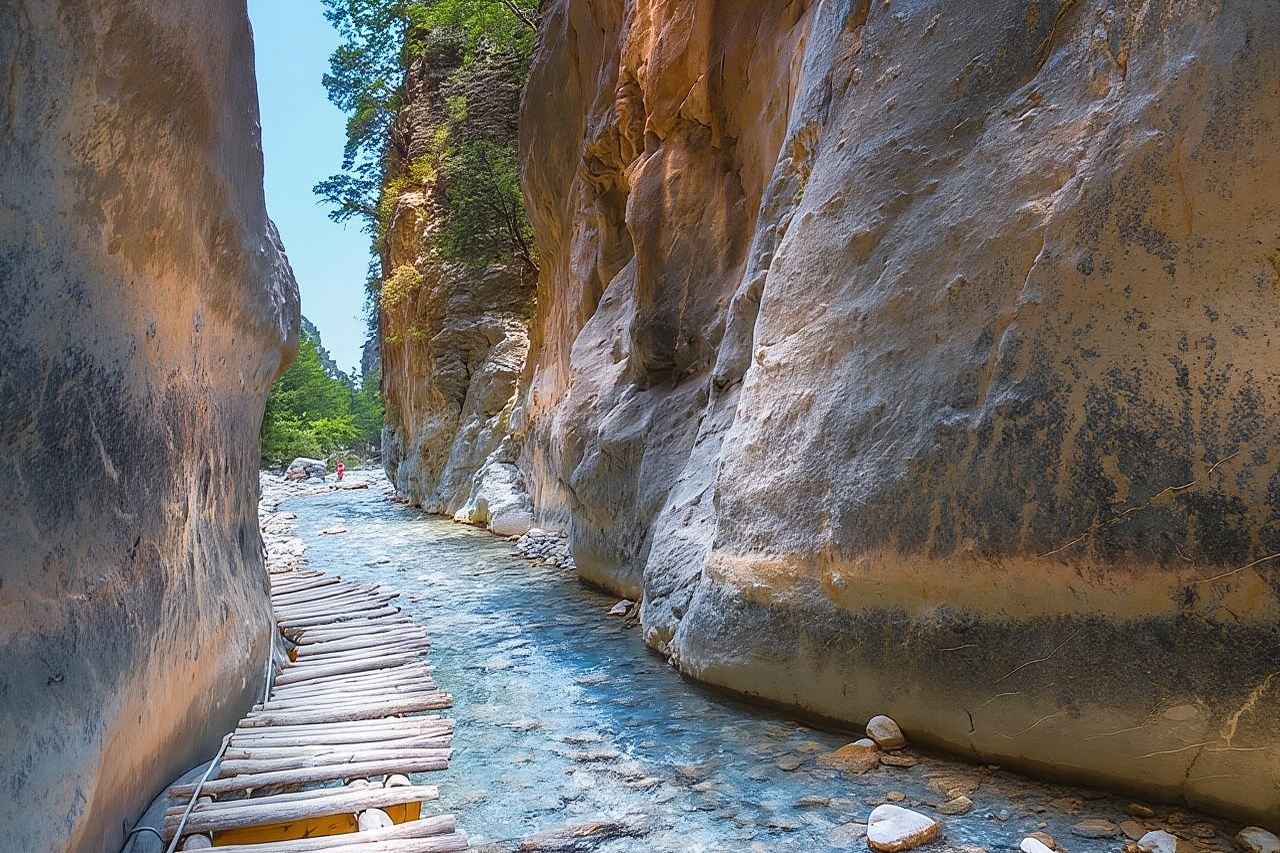 Samaria Gorge Hiking dari Chania dengan Panduan Kembara Profesional