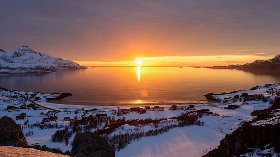 Winter Kvaløya Fjord tour