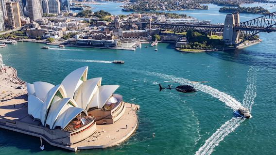 Sydney harbour 20 minutes scenic flight
