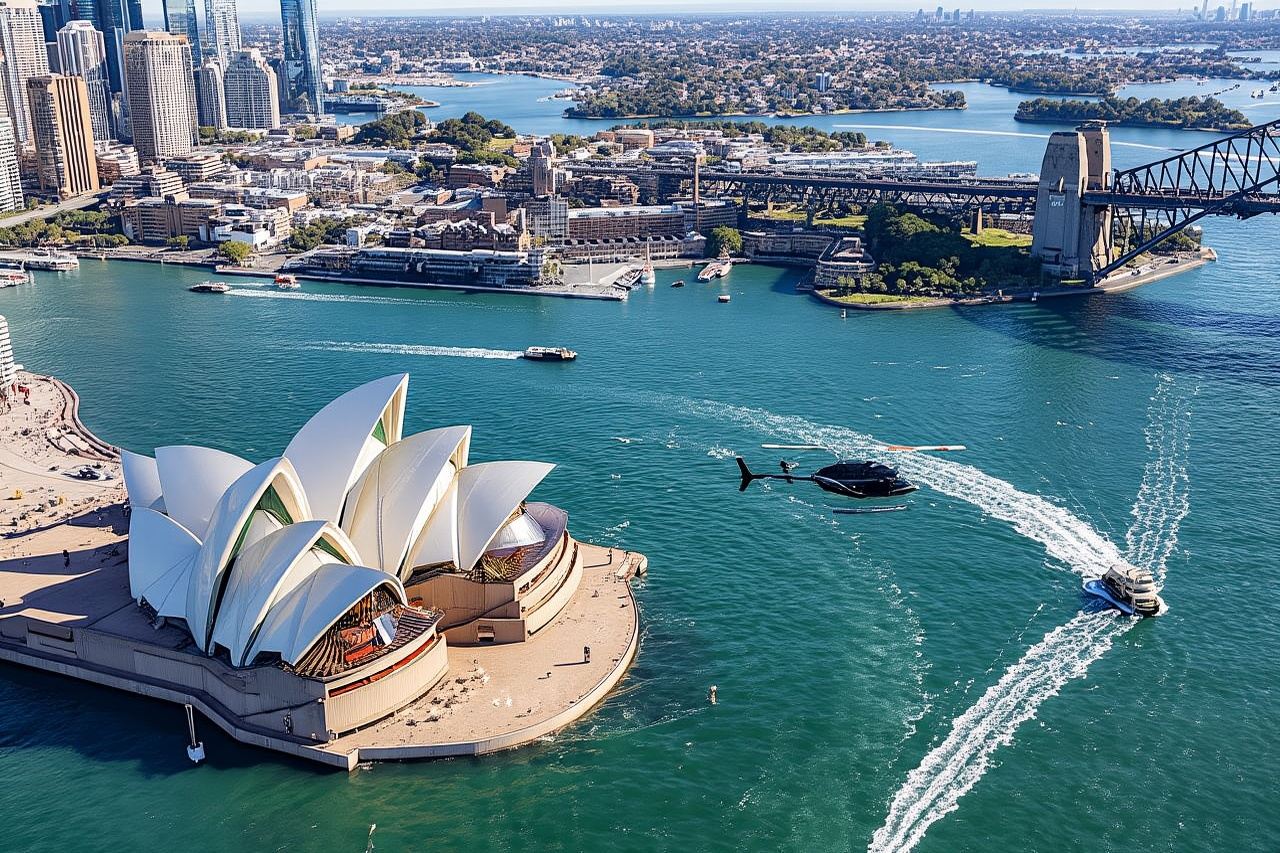 Sydney harbour 20 minutes scenic flight