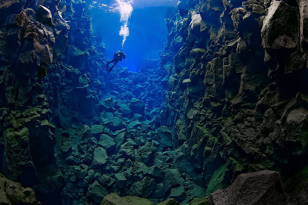 Silfra: Diving Between Tectonic Plates